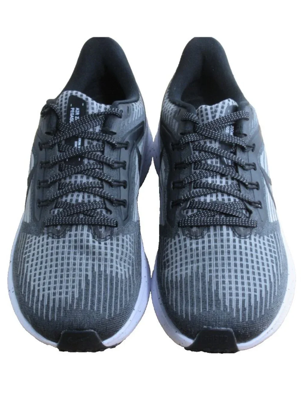 Women's Nike Air Zoom Pegasus 39 Running Shoes Black Smoke Grey White Size 8 NEW